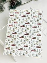 Load image into Gallery viewer, Transfer Paper Sheet 552 Christmas Tree Trucks | Image Water Transfer

