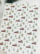 Load image into Gallery viewer, Transfer Paper Sheet 552 Christmas Tree Trucks | Image Water Transfer
