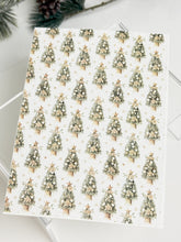 Load image into Gallery viewer, Transfer Paper Sheet 553 Christmas Boho Trees | Image Water Transfer
