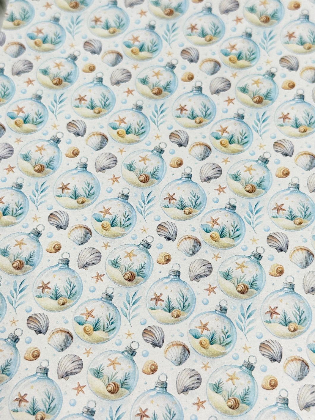 Transfer Paper Sheet 556 Coastal Christmas | Image Water Transfer