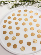 Load image into Gallery viewer, 18K Gold Plated Textured Brass Circle with Two Holes
