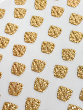 Load image into Gallery viewer, 18K Gold Plated Hammered Trapezoid Connector with Two Holes
