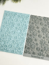 Load image into Gallery viewer, Snowflake #1 Rubber Texture Mat for Polymer Clay
