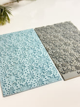 Load image into Gallery viewer, Snowflake #1 Rubber Texture Mat for Polymer Clay
