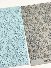 Load image into Gallery viewer, Snowflake #1 Rubber Texture Mat for Polymer Clay
