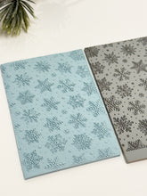 Load image into Gallery viewer, Snowflake #2 Rubber Texture Mat for Polymer Clay
