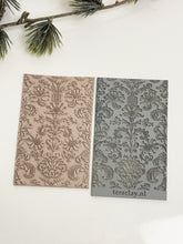 Load image into Gallery viewer, Victorian Flourish Rubber Texture Mat for Polymer Clay
