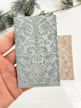 Load image into Gallery viewer, Victorian Flourish Rubber Texture Mat for Polymer Clay
