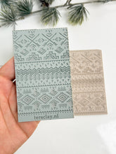 Load image into Gallery viewer, Aztec Pattern Rubber Texture Mat for Polymer Clay
