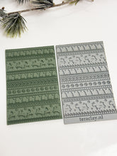 Load image into Gallery viewer, Christmas Sweater Pattern Rubber Texture Mat for Polymer Clay

