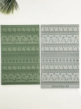 Load image into Gallery viewer, Christmas Sweater Pattern Rubber Texture Mat for Polymer Clay
