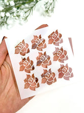 Load image into Gallery viewer, Roses #1 Clay Stencil Sheet | Reusable Polymer Clay Texture Stencil
