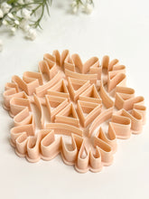 Load image into Gallery viewer, Snowflake Trinket Dish Clay Cutter
