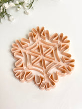 Load image into Gallery viewer, Snowflake Trinket Dish Clay Cutter
