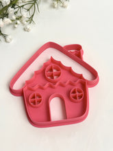 Load image into Gallery viewer, Gingerbread House Trinket Dish Clay Cutter
