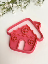 Load image into Gallery viewer, Gingerbread House Trinket Dish Clay Cutter

