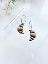 Load image into Gallery viewer, The Croissant Hoops
