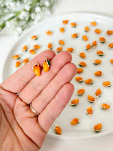 Load image into Gallery viewer, 18K Gold Plated Mango Enamel Brass Pendants
