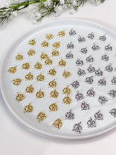 Load image into Gallery viewer, 18K Gold/Platinum Plated Pretzel Charm/Pendant
