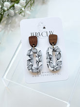 Load image into Gallery viewer, The B&amp;W Leafy Vine Dangles
