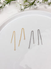 Load image into Gallery viewer, 18K Gold/Platinum Plated Brass Ear Thread Chain
