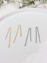Load image into Gallery viewer, 18K Gold/Platinum Plated Brass Ear Thread Chain

