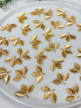 Load image into Gallery viewer, 18K Real Gold Plated Triple Leaf Charm/Pendant
