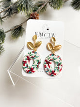 Load image into Gallery viewer, The Leafy Mistletoe Donuts (also in silver)
