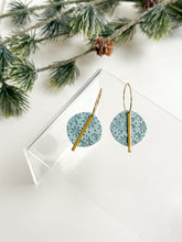 Load image into Gallery viewer, The Snowflake Textured Hoops (also in silver)
