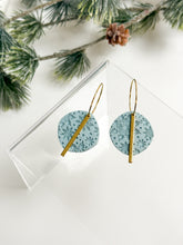 Load image into Gallery viewer, The Snowflake Textured Hoops (also in silver)

