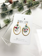 Load image into Gallery viewer, The Classic Christmas Oval Dangles
