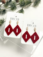 Load image into Gallery viewer, The Deep Red Diamond Donuts (also in silver)
