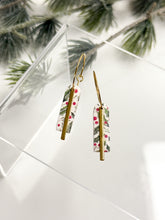 Load image into Gallery viewer, The Christmas Pattern Skinny Hoops (also in silver)
