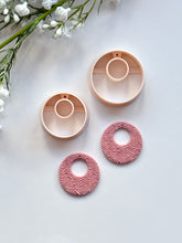 Load image into Gallery viewer, Circle Donut Irregular Polymer Clay Cutter with Drill Guides
