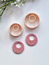 Load image into Gallery viewer, Circle Donut Irregular Polymer Clay Cutter with Drill Guides
