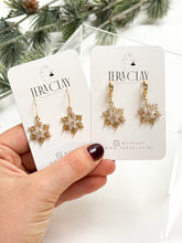 Load image into Gallery viewer, The CZ Snowflake Drops (also in silver)
