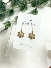 Load image into Gallery viewer, The CZ Snowflake Drops (also in silver)
