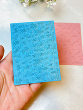 Load image into Gallery viewer, Roses Rubber Texture Mat for Polymer Clay
