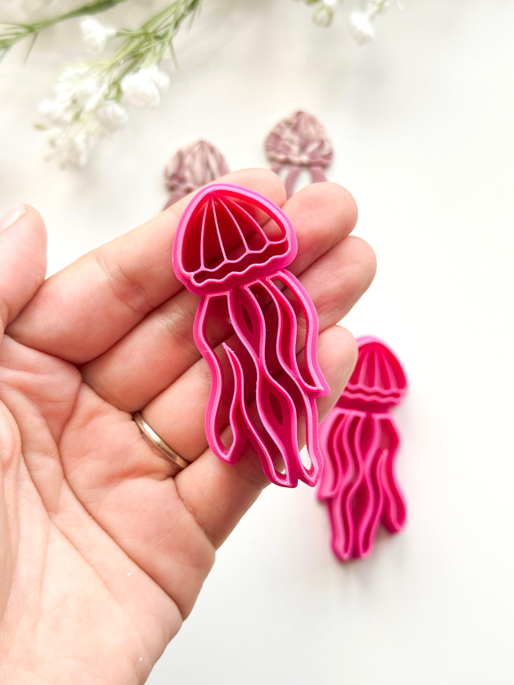 Jelly Fish Set Polymer Clay Cutters