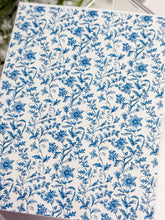 Load image into Gallery viewer, Transfer Paper 673 Blue Toile #2 | Image Water Transfer

