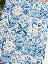 Load image into Gallery viewer, Transfer Paper 702 Blue Mediterranean Tiles | Image Water Transfer
