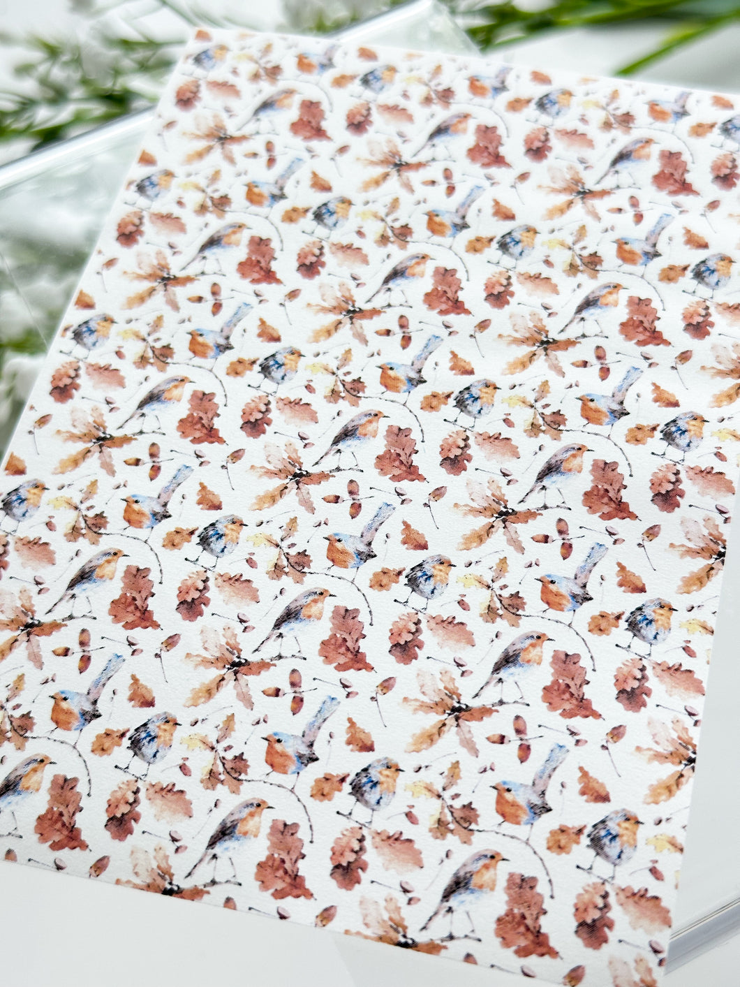 Transfer Paper 326 Autumn Birds | Image Water Transfer