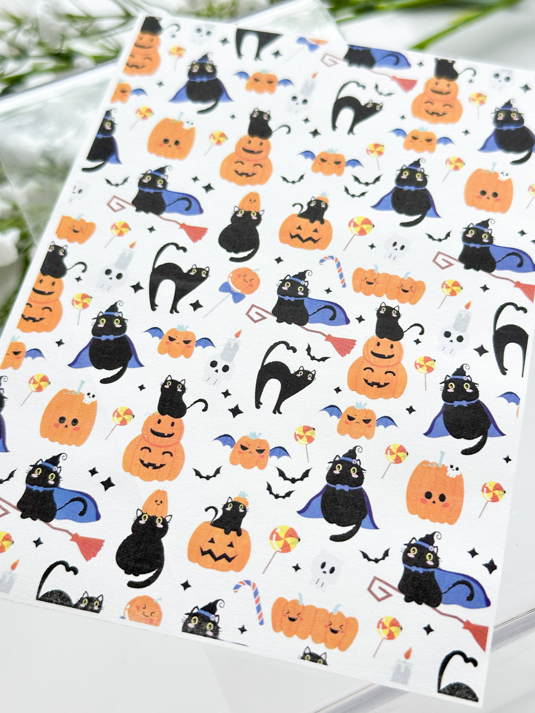 Transfer Paper 335 Halloween Pattern #3| Image Water Transfer