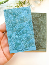 Load image into Gallery viewer, Botanical Weave Rubber Texture Mat for Polymer Clay
