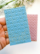Load image into Gallery viewer, Endless Hearts Rubber Texture Mat for Polymer Clay
