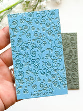 Load image into Gallery viewer, Floral Lace Rubber Texture Mat for Polymer Clay

