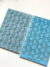 Load image into Gallery viewer, Geometric Triangle Rubber Texture Mat for Polymer Clay
