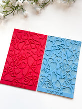Load image into Gallery viewer, Wavy Hearts Rubber Texture Mat for Polymer Clay

