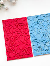 Load image into Gallery viewer, Wavy Hearts Rubber Texture Mat for Polymer Clay
