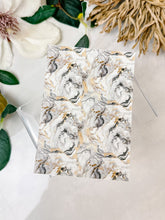 Load image into Gallery viewer, Transfer Paper 160 Marble White &amp; Gold | Image Water Transfer
